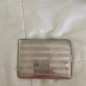 Ronson Deco Style Sterling Silver Cigarette Case